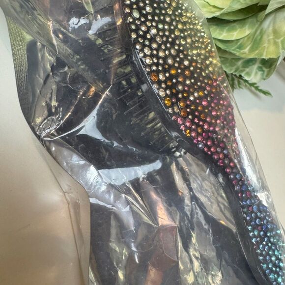 BAUBLEBAR | sparkle hair brush | Anthropologie | rainbow | New NIB - Picture 2 of 7